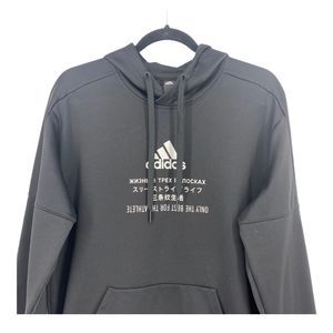 adidas men's team issue training graphic hoodie